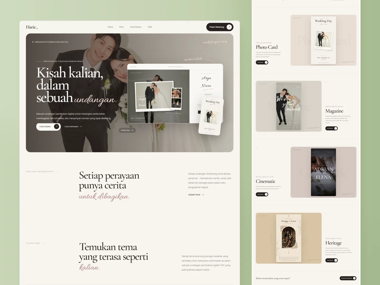 Harie Digital Invitation project preview